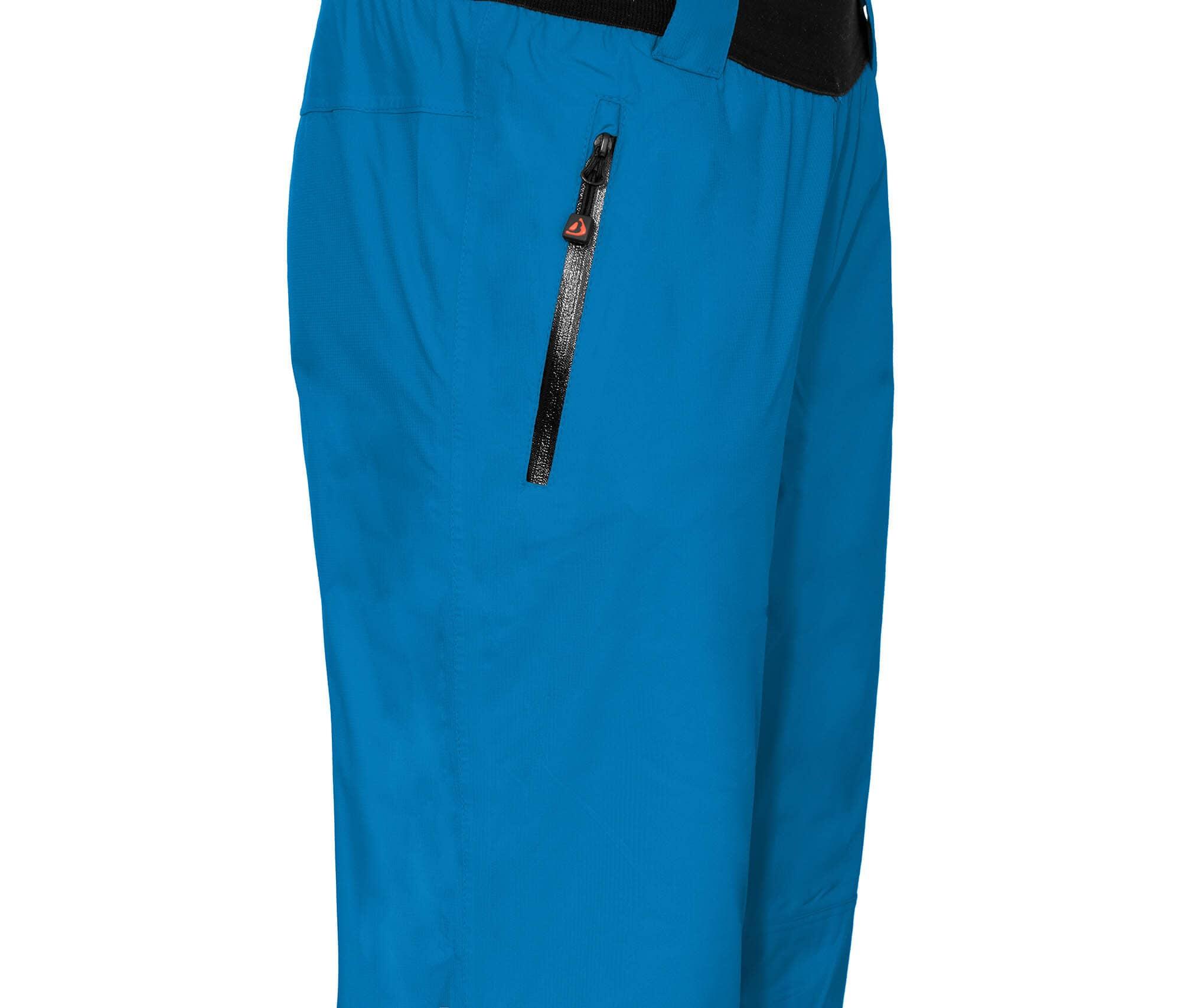 (Über-) Regenhose leicht wattiert, 12000 mm Wassersäule Blau 3/4