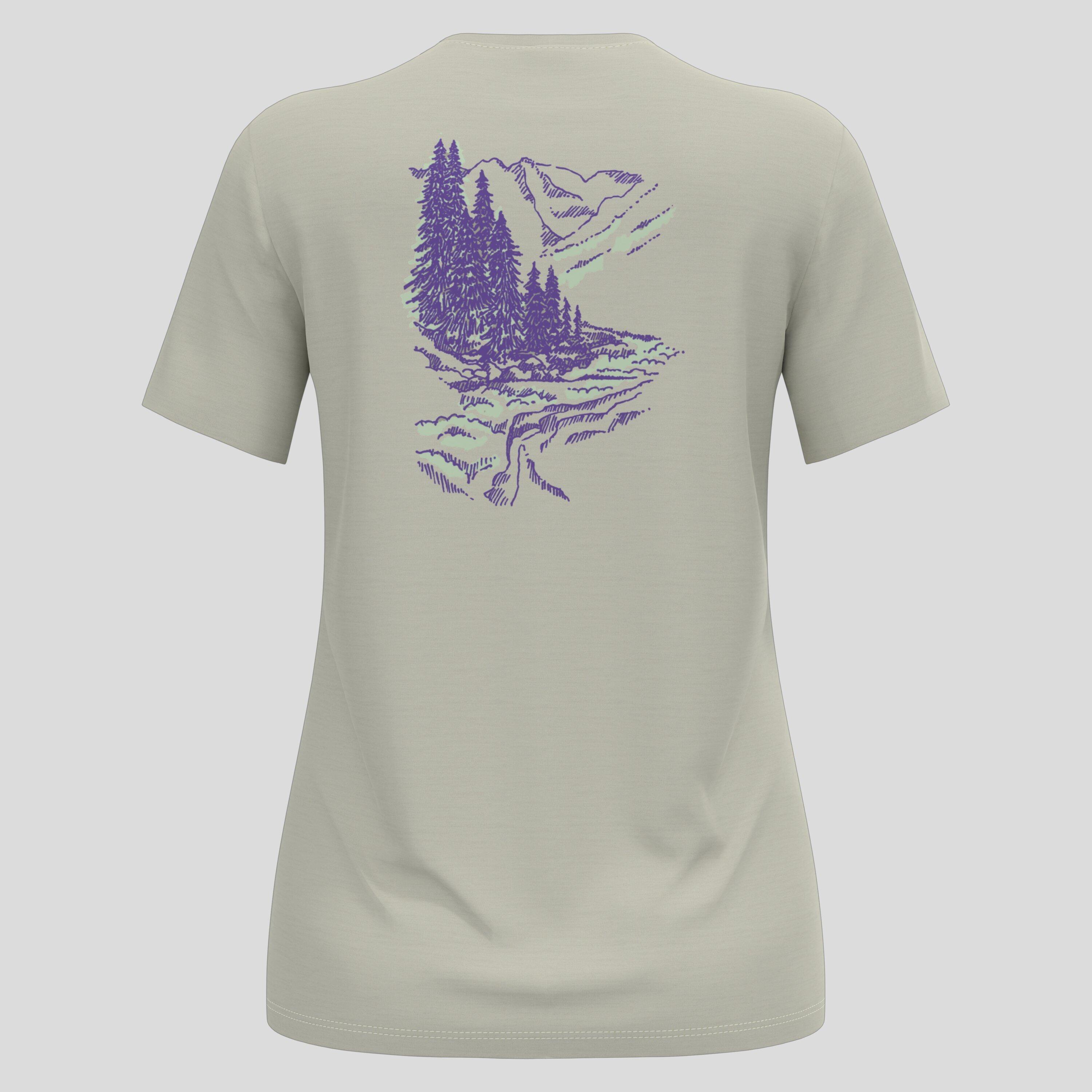 T-shirt en laine mérinos 160 Ascent TMOT ODLO 2/2