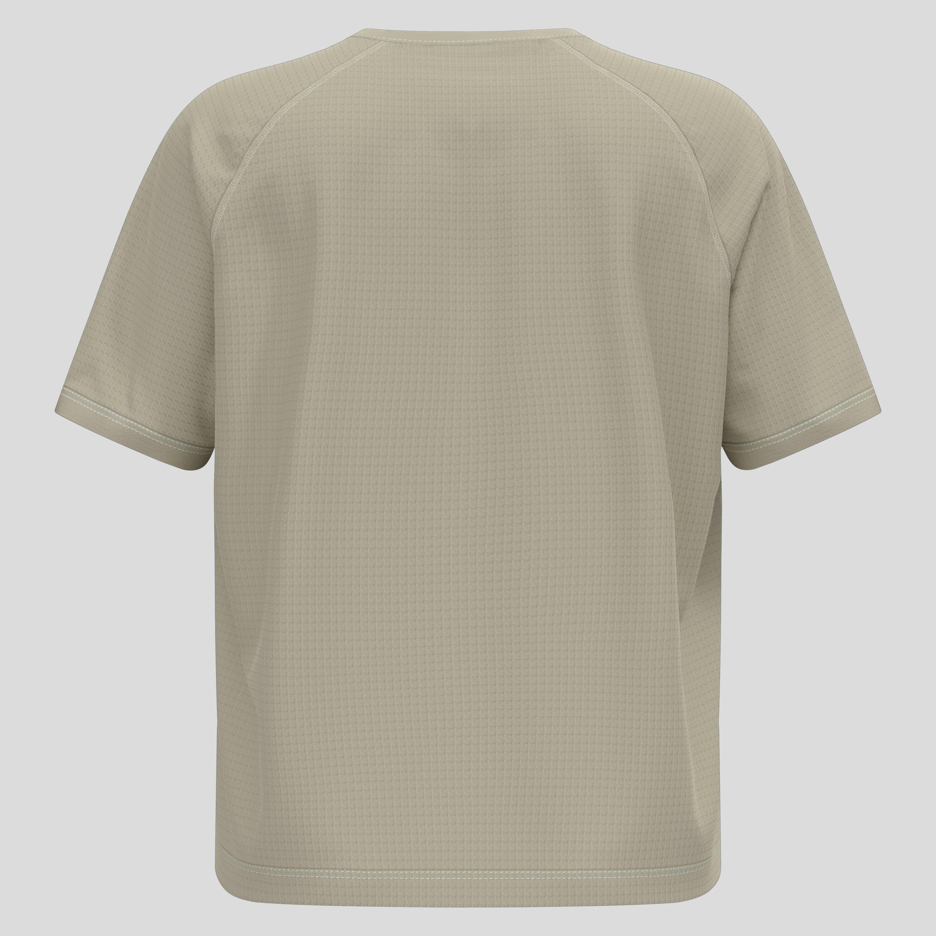 T-shirt court gaufré en laine mérinos mélangée Ascent ODLO 2/2
