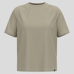 T-shirt court gaufré en laine mérinos mélangée Ascent ODLO