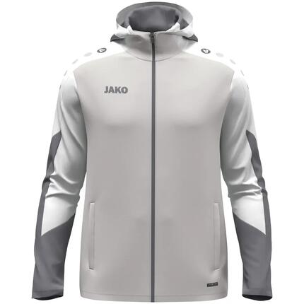 Veste à capuche sport homme - léger, résistante, bleu ciel/blanc/marine