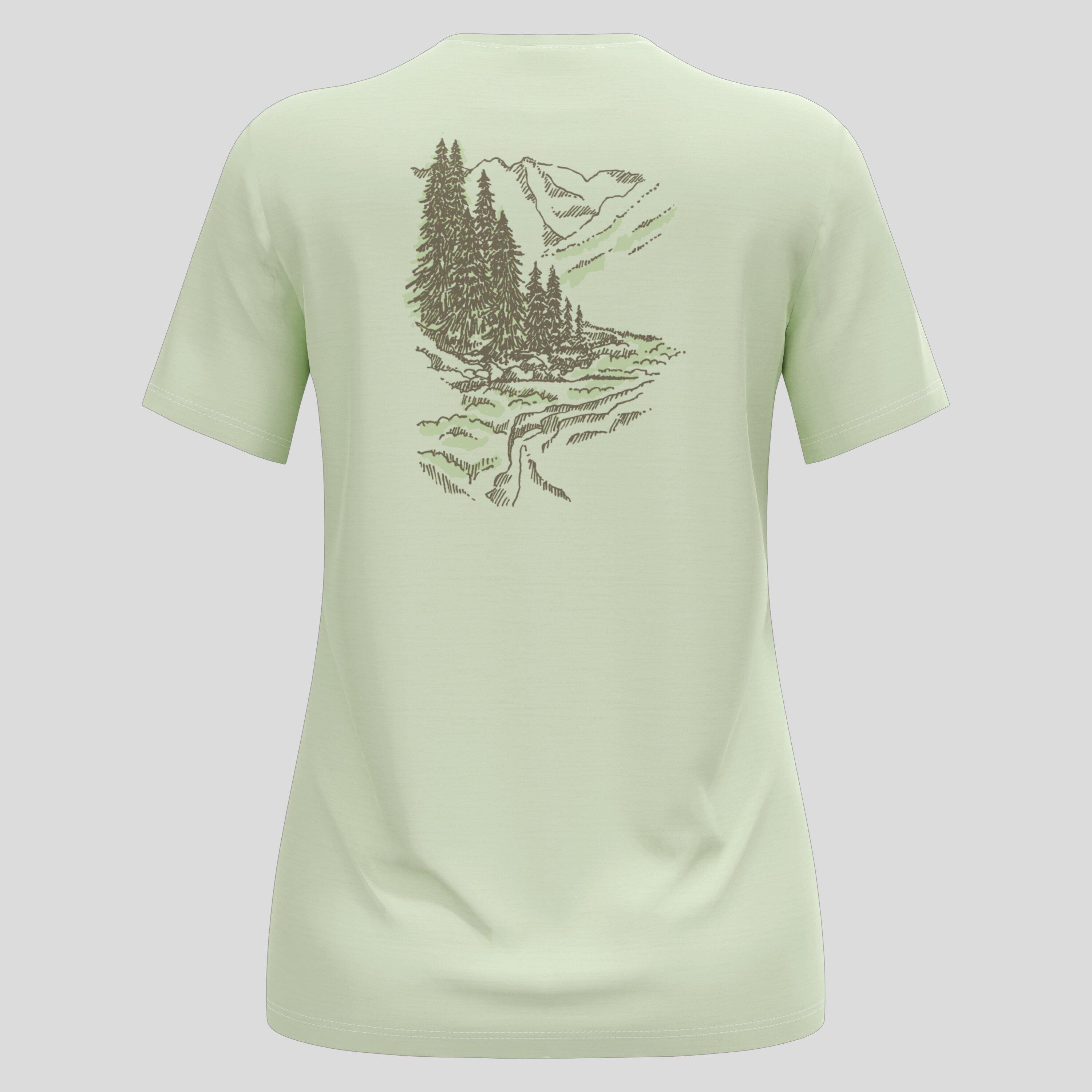 T-shirt a maniche corte Ascent merino 160 TMOT ODLO 2/2