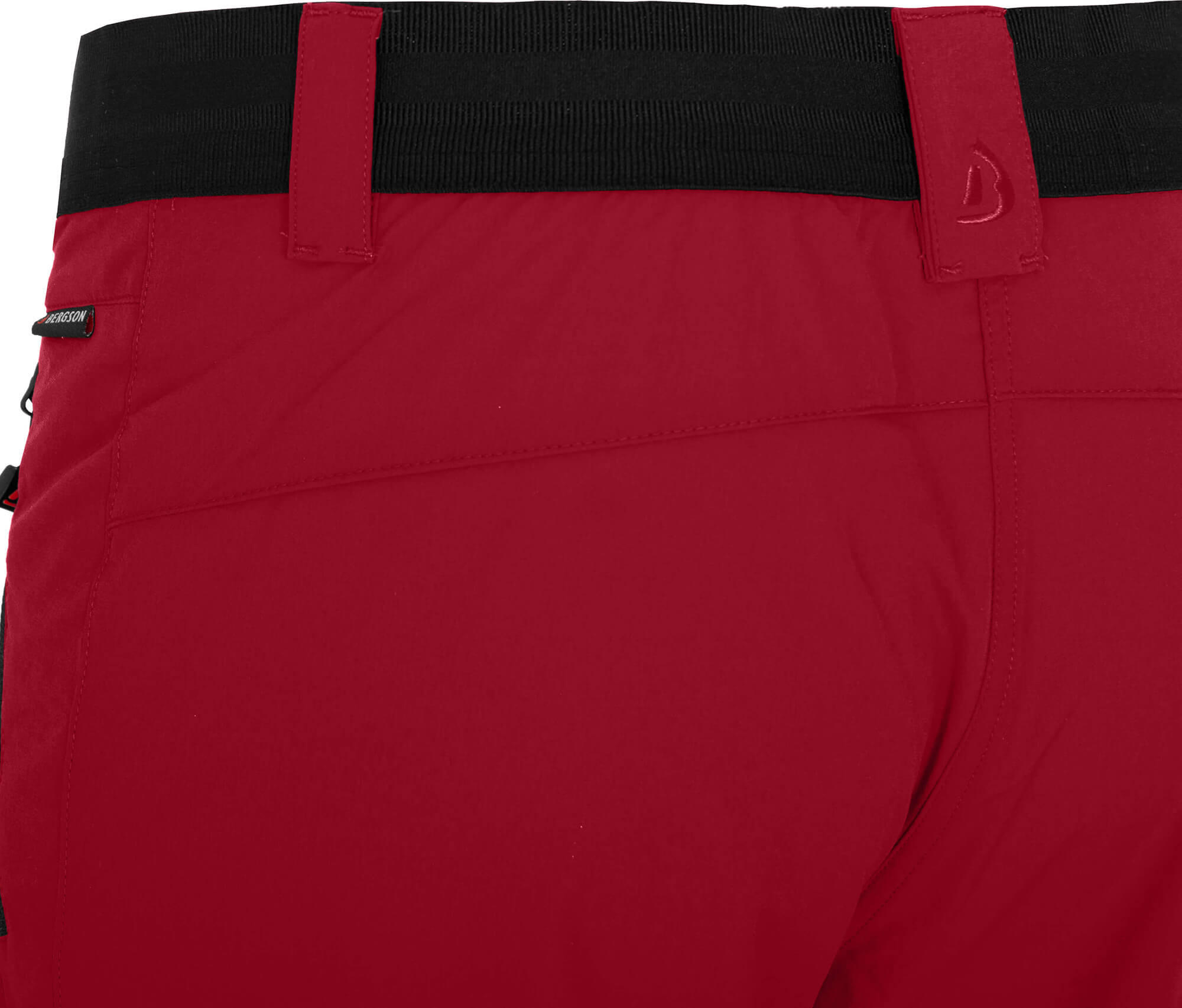 Damen Wanderhose leicht, strapazierfähig Rot 3/5