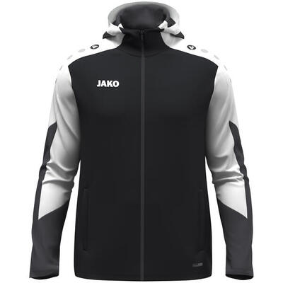 Jako dynamic kinderhoodie - zwart, wit, antraciet
