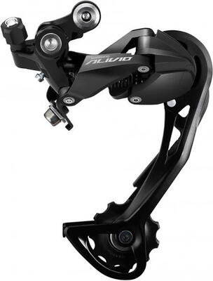 Achterderailleur alivio rd-m3100 9 speed - lange kooi - zwart