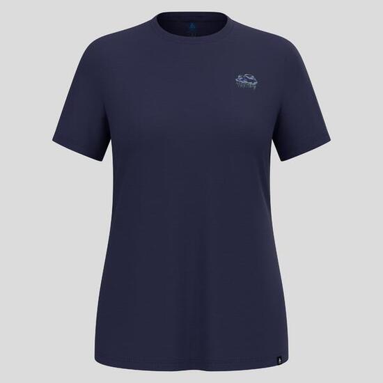 Ascent Merino 160 T-Shirt mit Regenwolken-Motiv ODLO