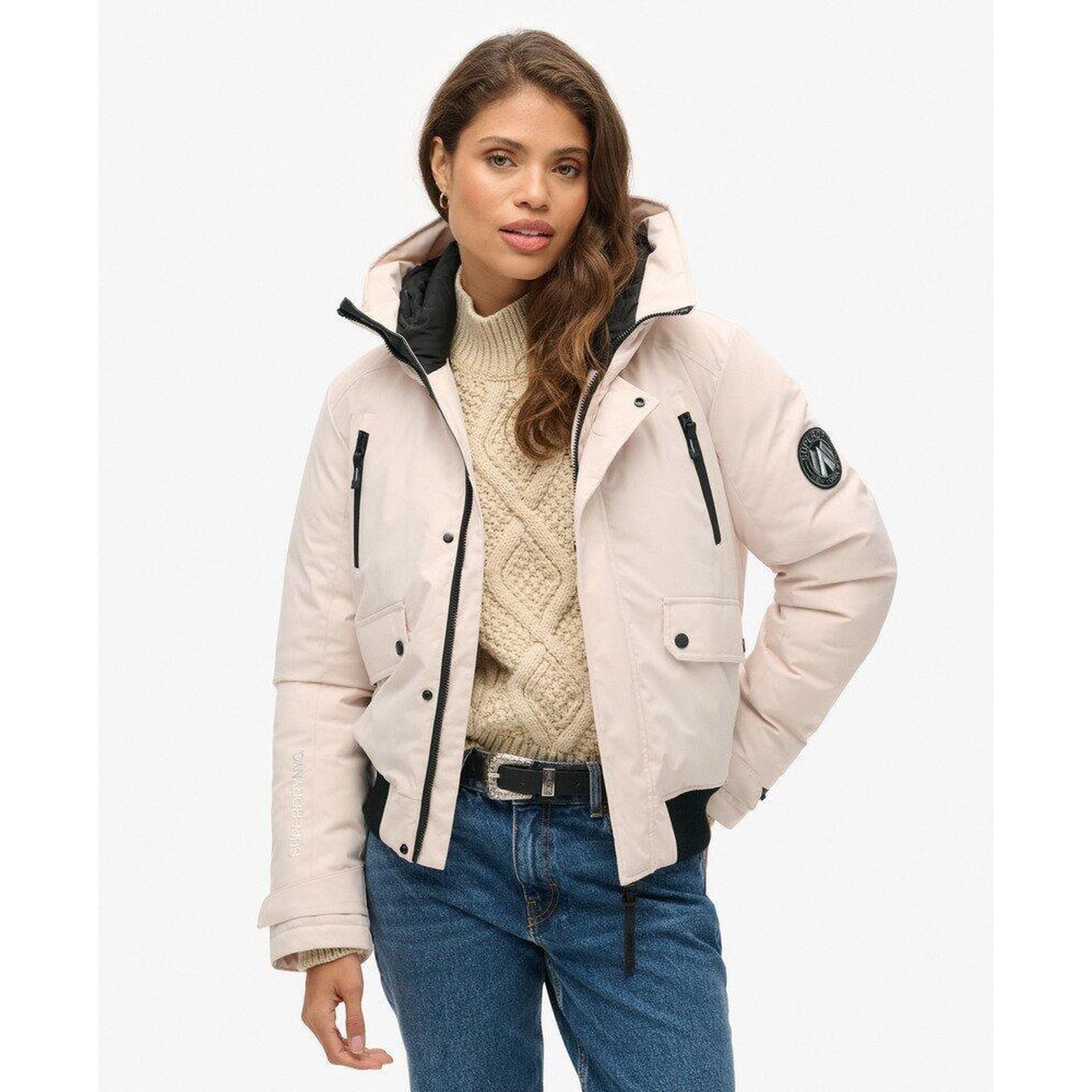 Superdry - Veste Bomber Rembourrée City - Maillot Manches Longues - Gris - Decathlon