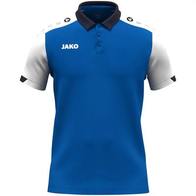Poloshirt - heren - dynamic - keep dry - hemelsblauw/wit/marine
