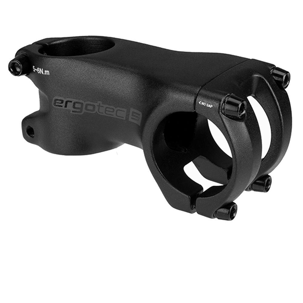 ERGOTEC Ergotec Vorbau Hake für Gravel Ahead Ø 28.6/31.8, 80 mm -8° schwarz