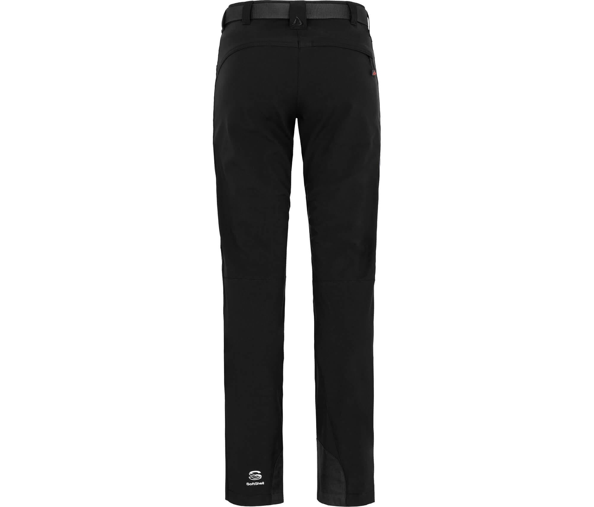 Damen Winter Softshellhose winddicht, warm Schwarz 2/6