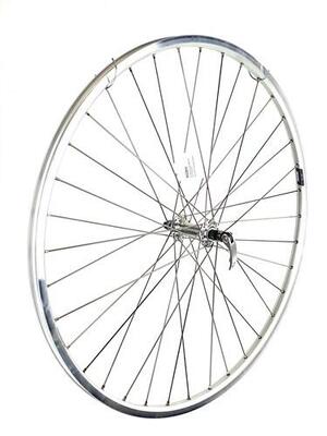 28 inch 622 zilver voorwiel zac19 met velgrem