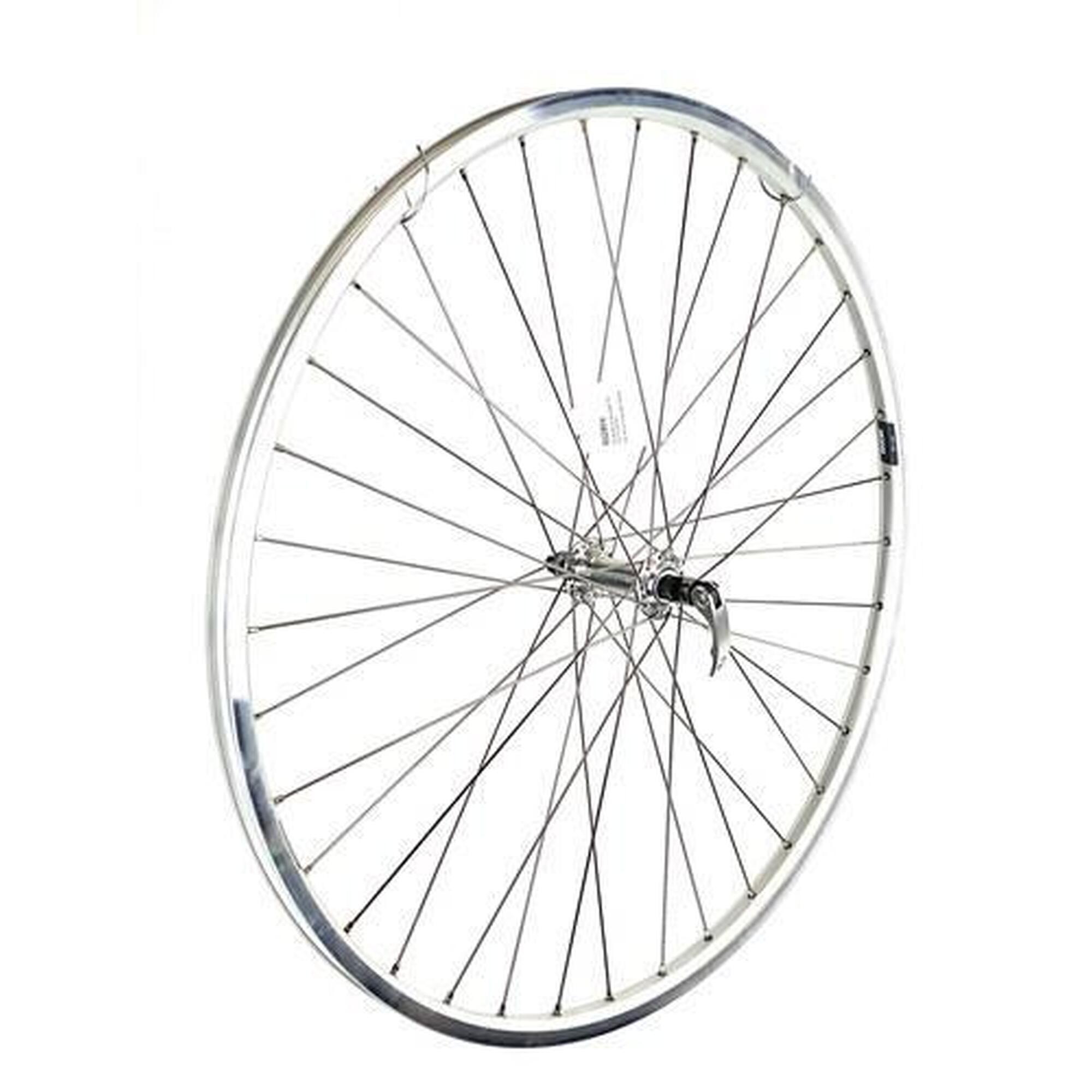 Roland - Roue Avant 28 Pouces 622 Argent Zac19 Avec Frein À Jante - Moyeu De Roue De Vélo - 28" - Decathlon