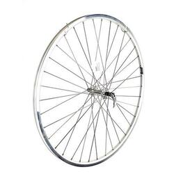 Roue Avant 28 Pouces 622 Argent ZAC19 avec Frein à Jante
