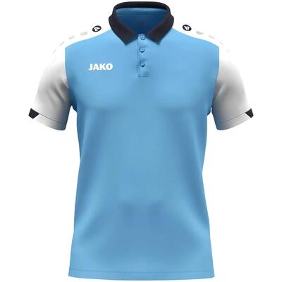 Poloshirt - heren - dynamic - keep dry - hemelsblauw/wit/marine