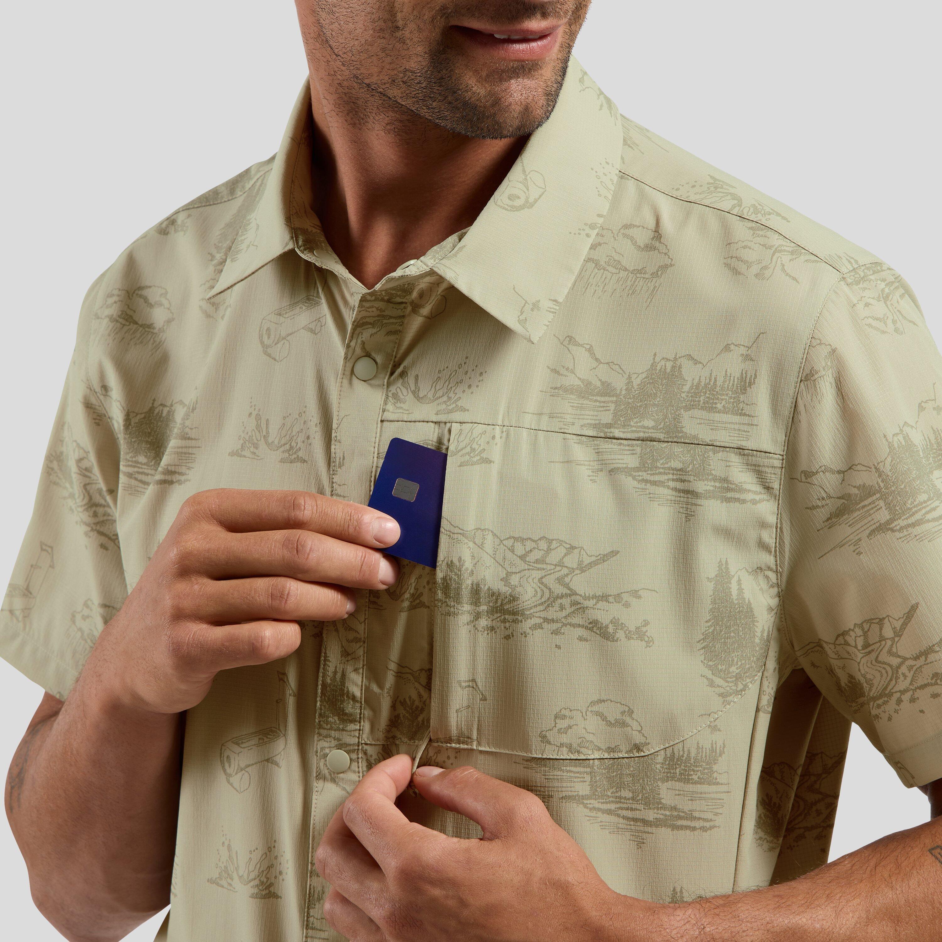 Chemise de randonnée à manches courtes imprimée Essentials ODLO 4/7