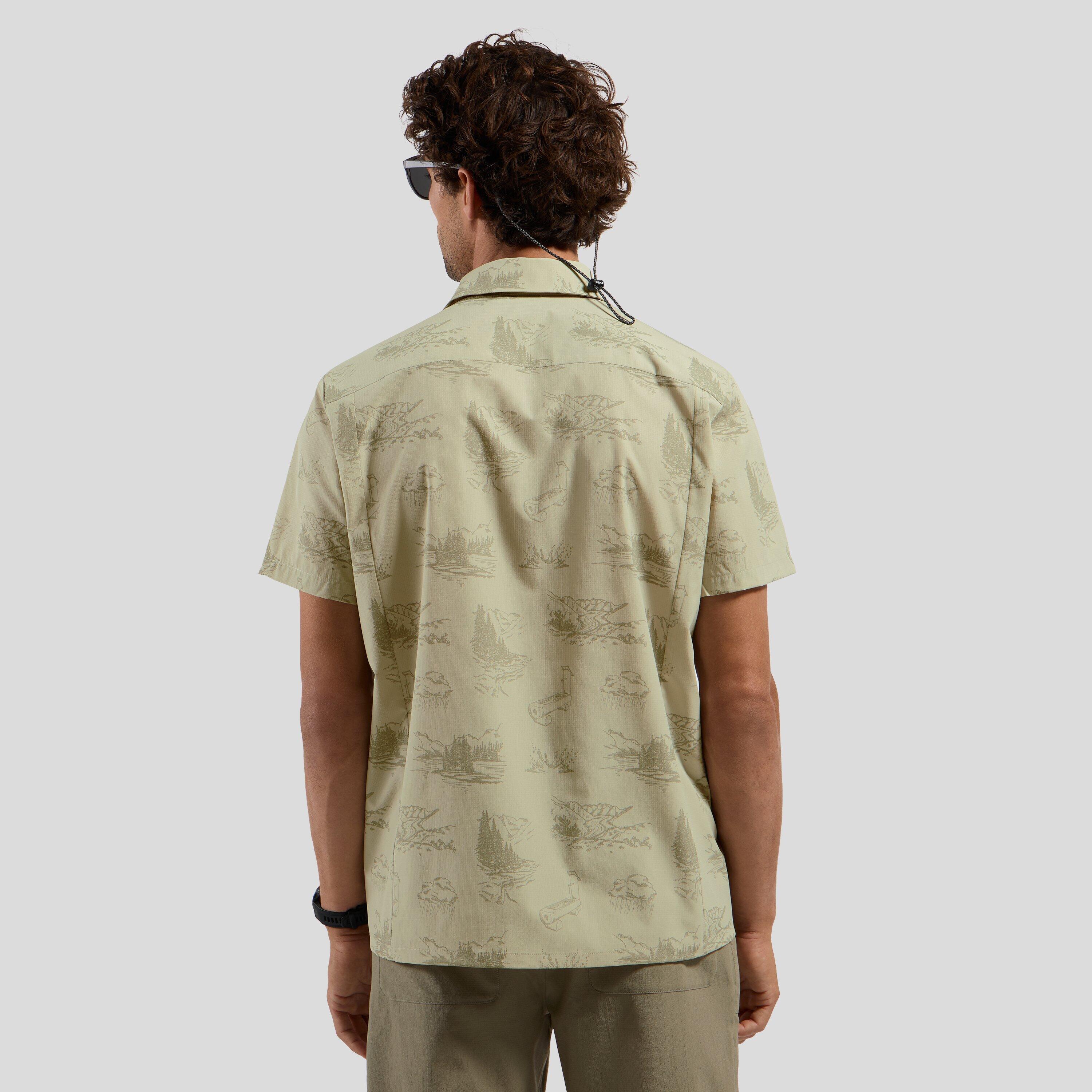 Chemise de randonnée à manches courtes imprimée Essentials ODLO 2/7