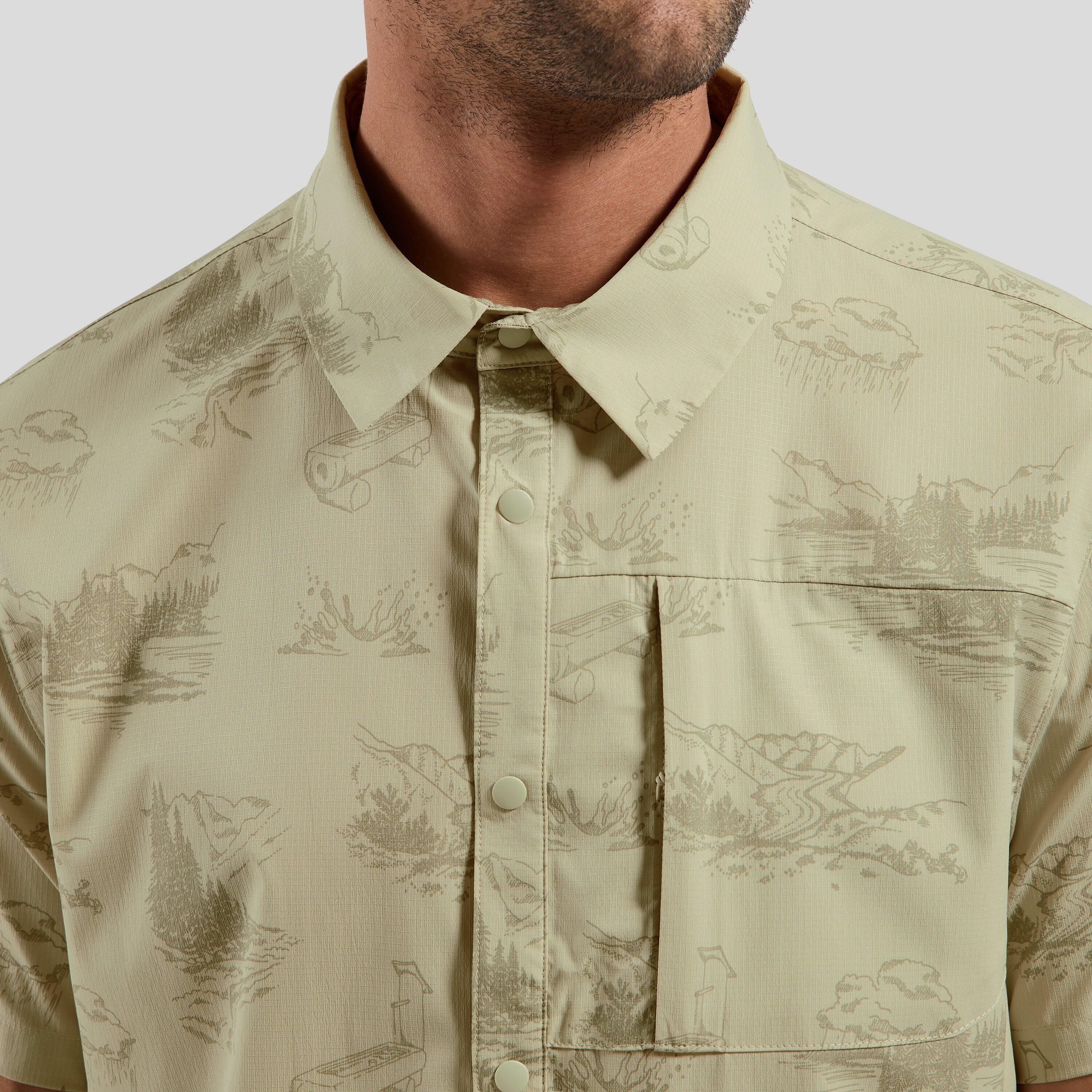 Chemise de randonnée à manches courtes imprimée Essentials ODLO 3/7