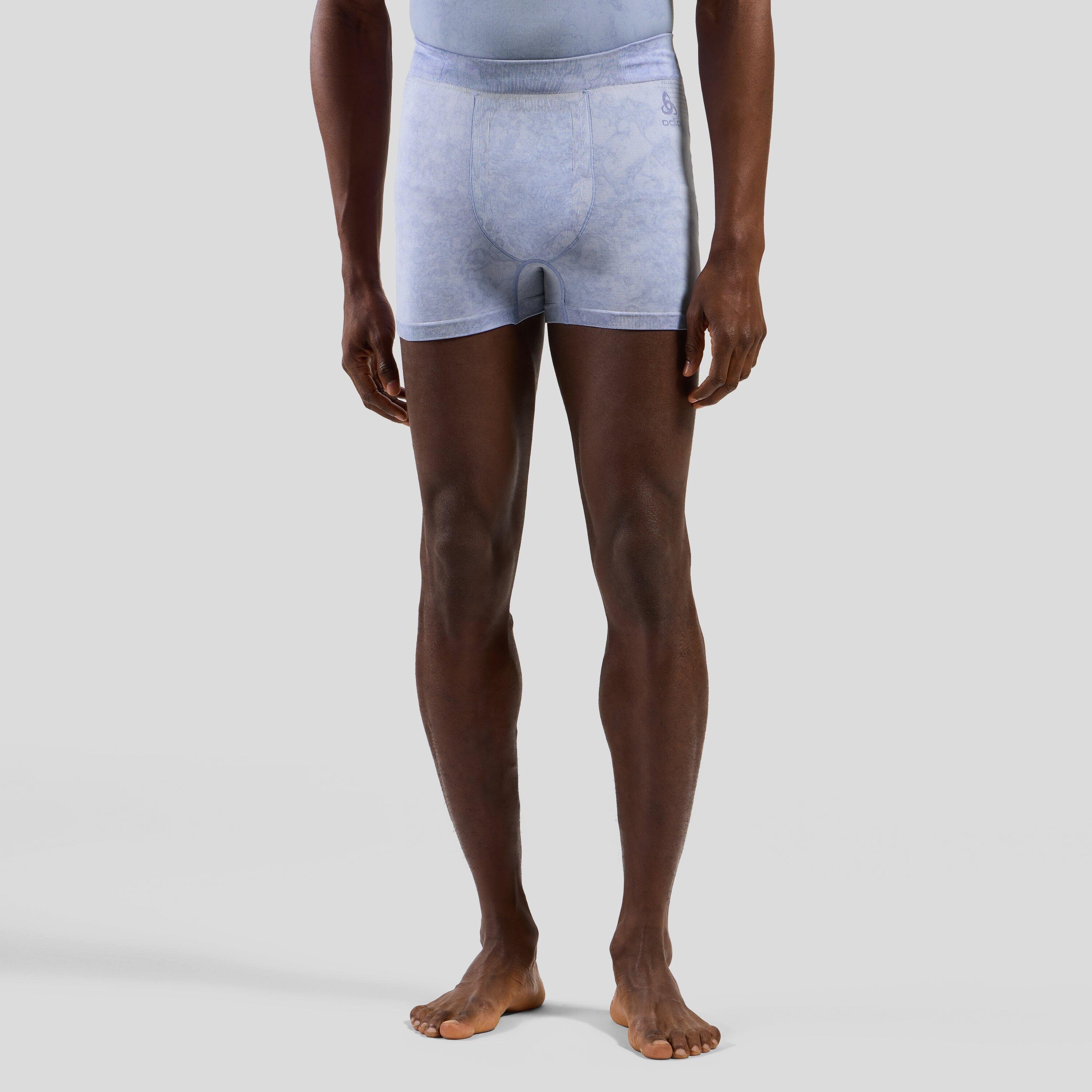 Odlo - Boxer À Motif Effet Pluie Performance Light Pour Homme Odlo - Slip - Bleu - Decathlon