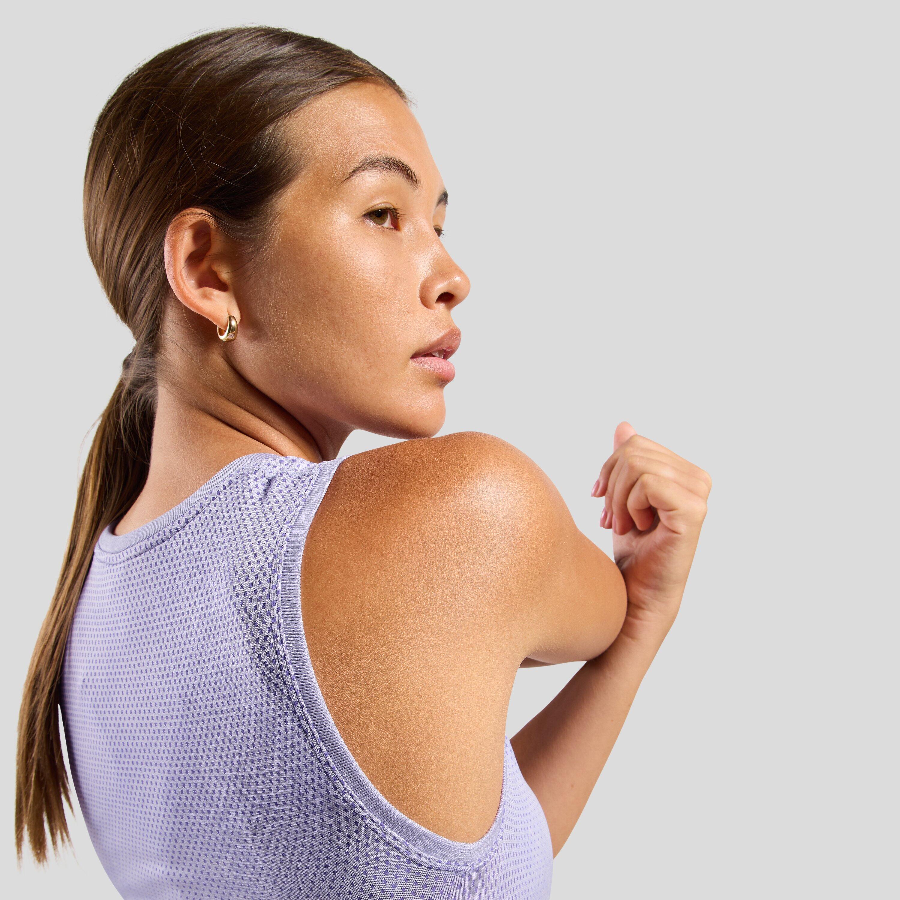 Base layer senza maniche Performance Light con motivo a pioggia ODLO 4/7