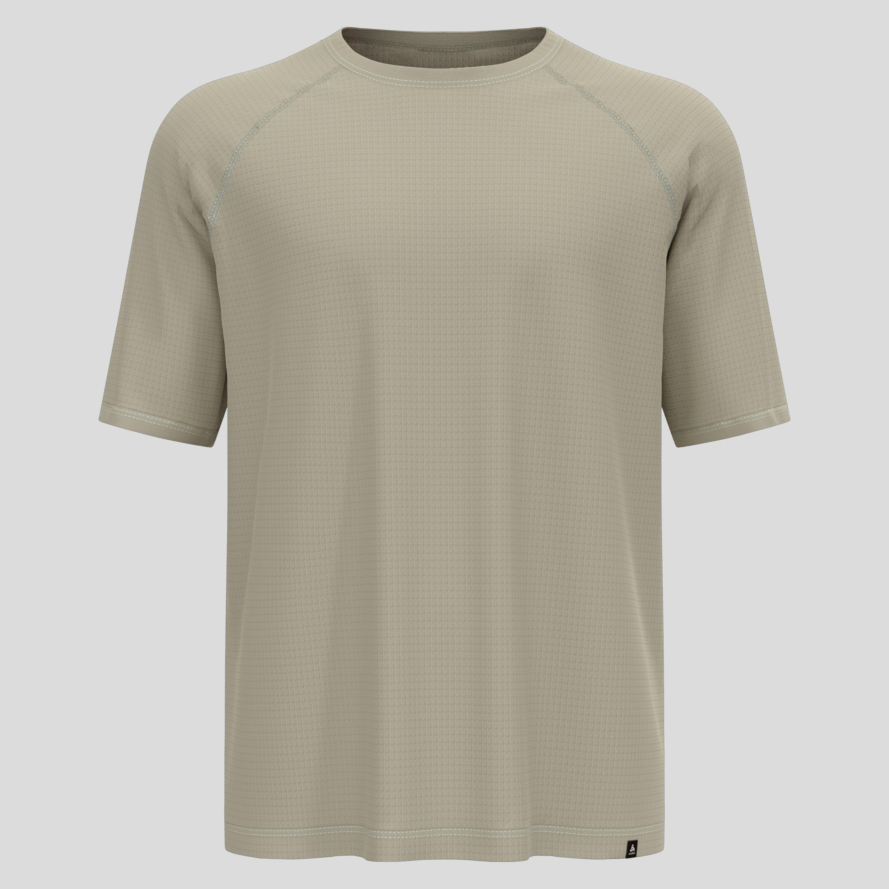 T-shirt a maniche corte Ascent in tessuto a griglia in misto merino ODLO 5/6