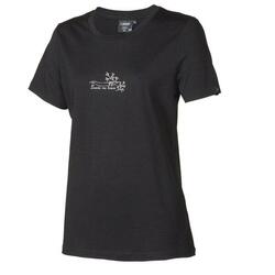 T-shirt UW Cilla Vine femme – 100 % laine mérinos – Noir