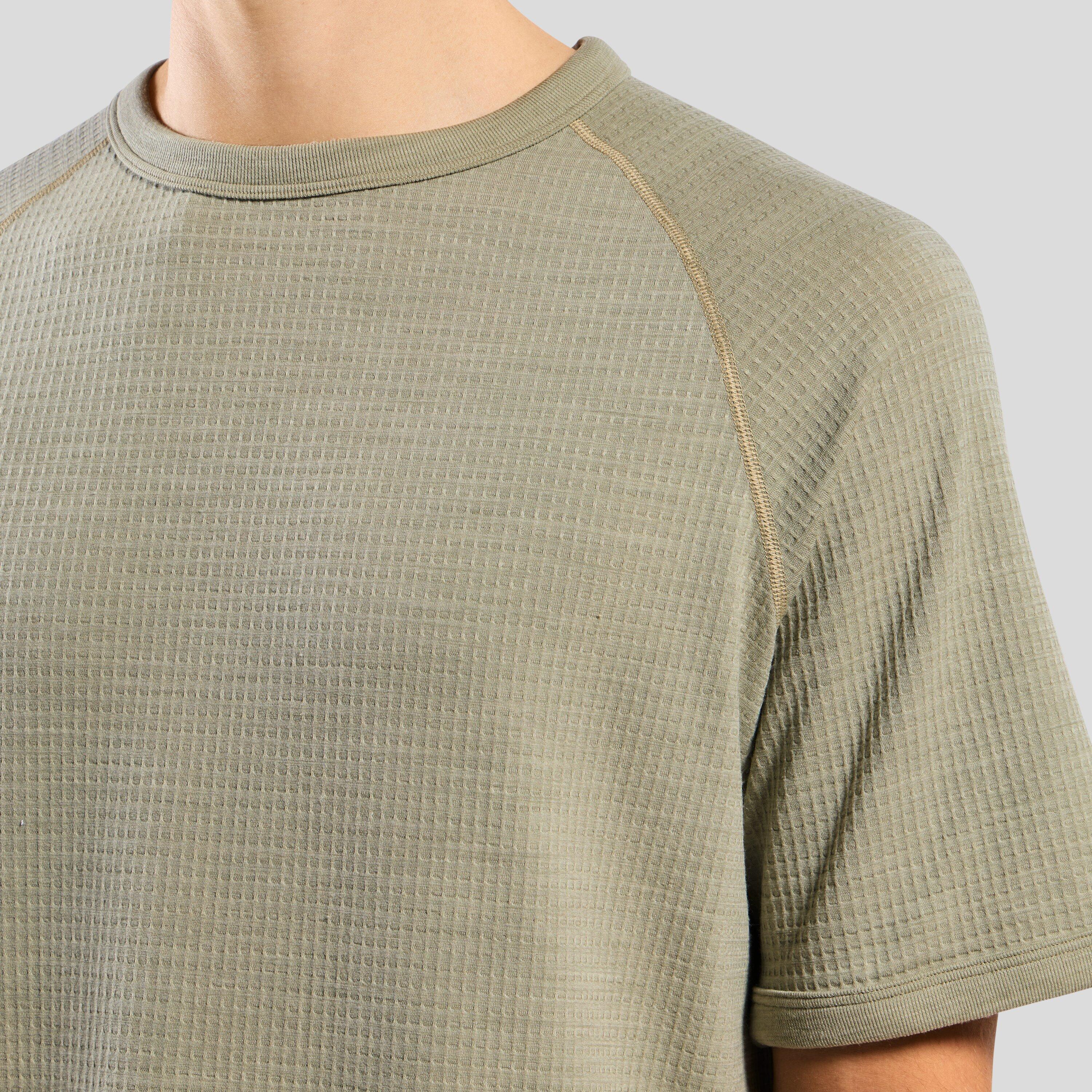 T-shirt a maniche corte Ascent in tessuto a griglia in misto merino ODLO 3/6