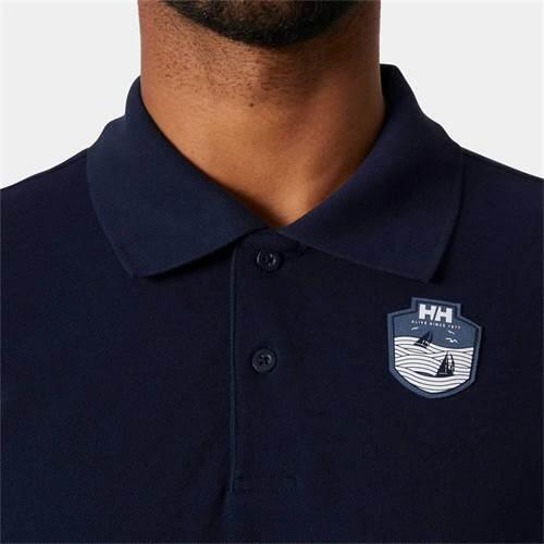 T-shirt universel hommes Helly Hansen Marstrand Polo 2/5