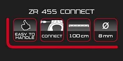 Chaîne à insérer pour antivol de cadre ZR 455 100cm, Ø8mm 2/3