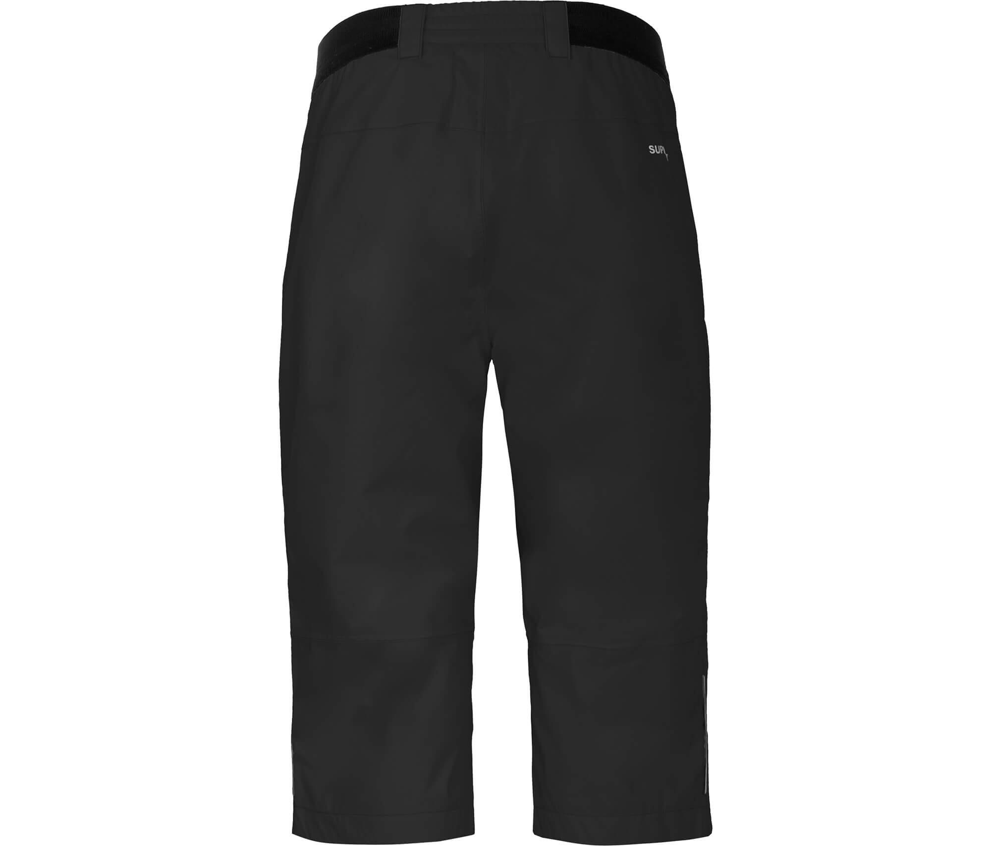 3/4 (Über-) Regenhose Netzfutter, 12000 mm Wassersäule Schwarz 2/5