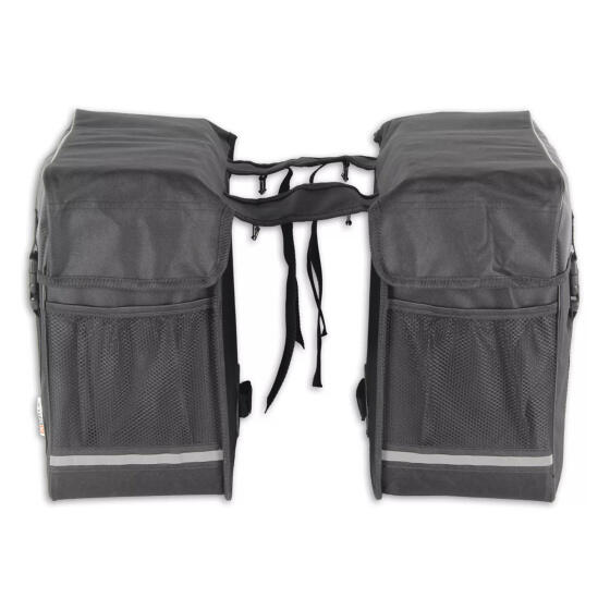 Bolsa de Bicicleta Doble Lynx Negra - Resistente al Agua 35 Litros 5/5