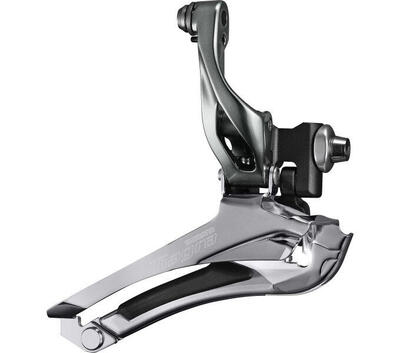 Shimano tiagra fd-4700 voorderailleur 2x10 snelheid - zwart/zilver