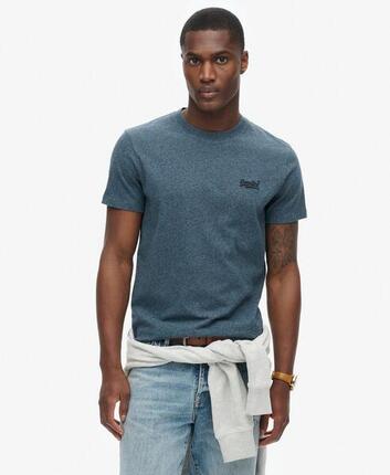 T-shirt Vert Foncé Homme Superdry Vintage LogoR6T