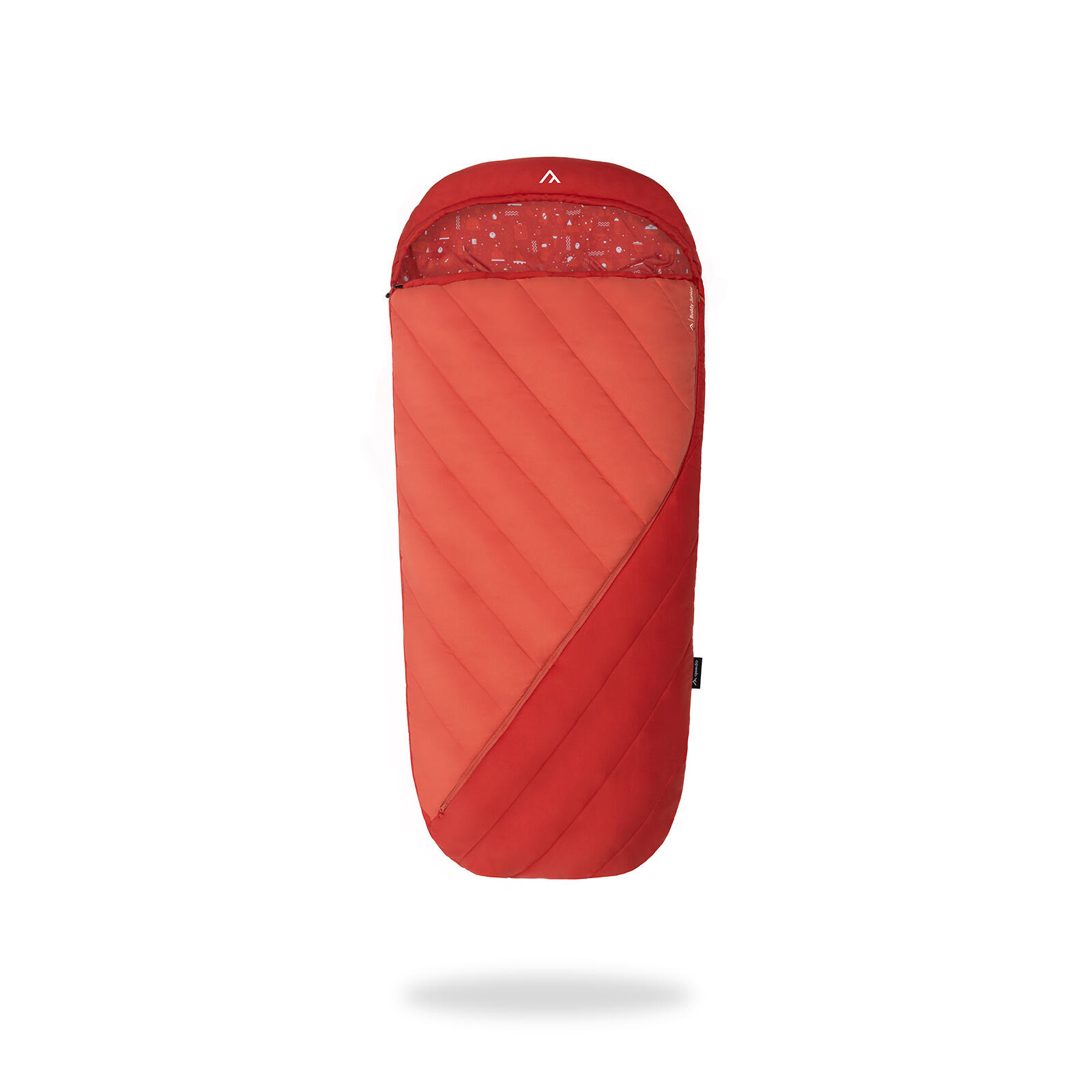 Qeedo - Qeedo Buddy Junior Sac De Couchage De Camping Pour Enfants (10-25°c) - 140cm - Sac De Couchage - Rouge - Taille Unique - Decathlon
