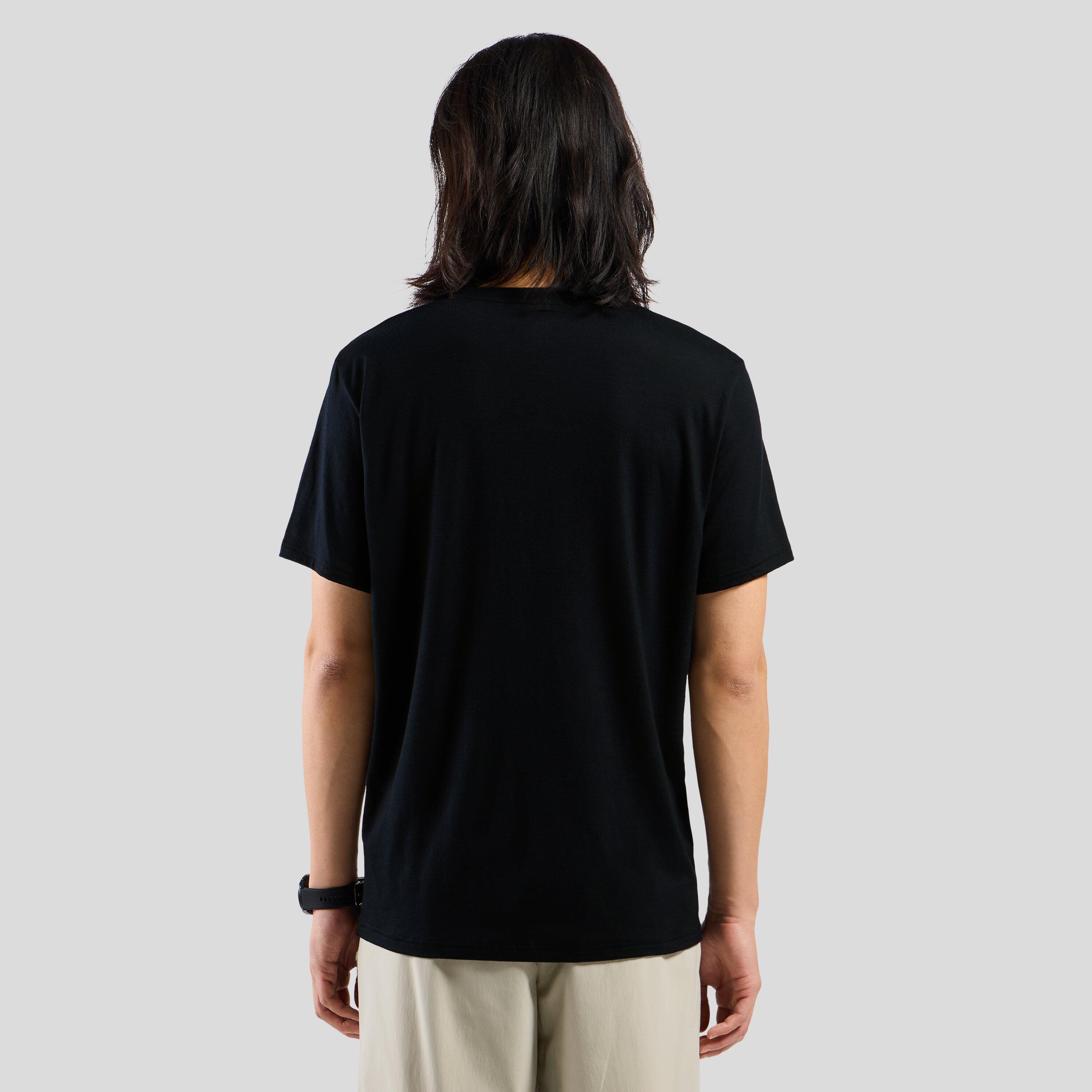 T-shirt Ascent merino 160 con stampa nuvola ODLO 2/6