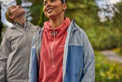 Craghoppers - ESK Half Zip Damen Fleecejacke Fleece Jacke. grau