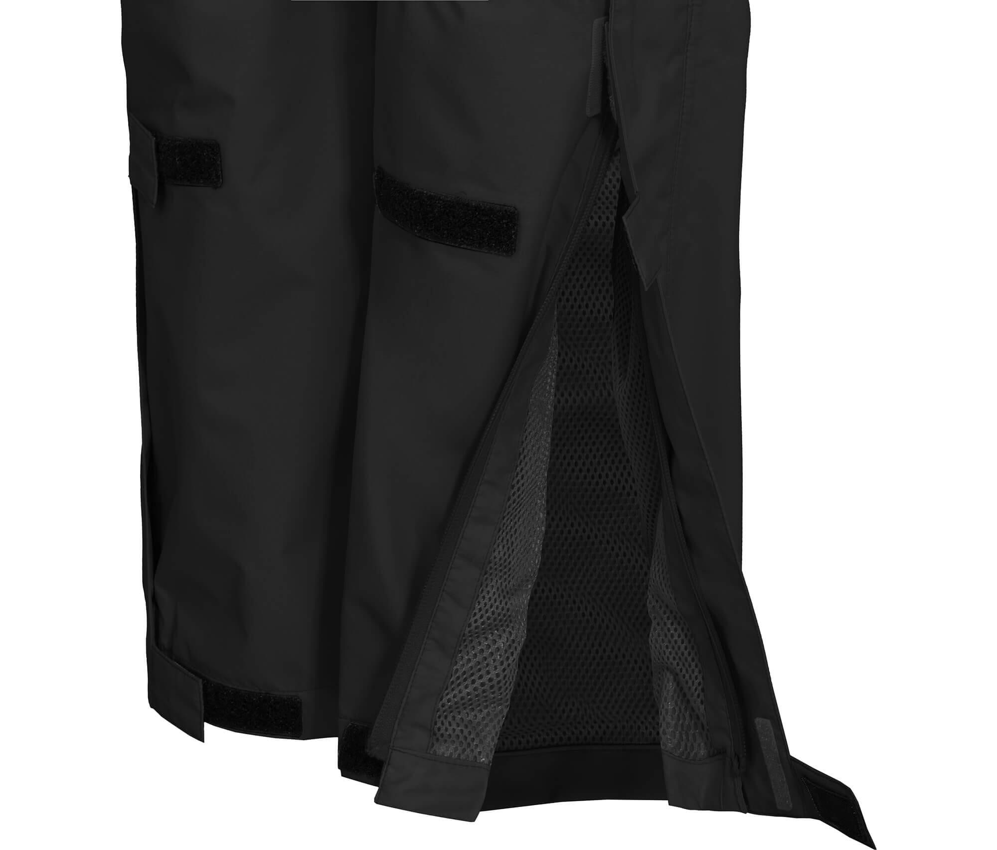 (Über-) Regenhose Netzfutter, 12000 mm Wassersäule Schwarz 4/6