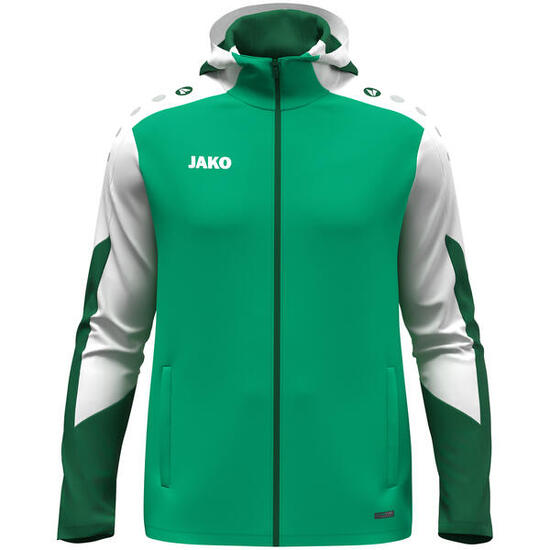 Hoodie - sport - homme - Jako Dynamic - vert/blanc