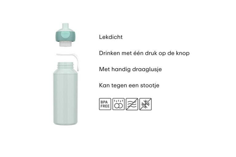 Trinkflasche Pop-up Campus - 400ml - Flowers & Butterflies 2/7