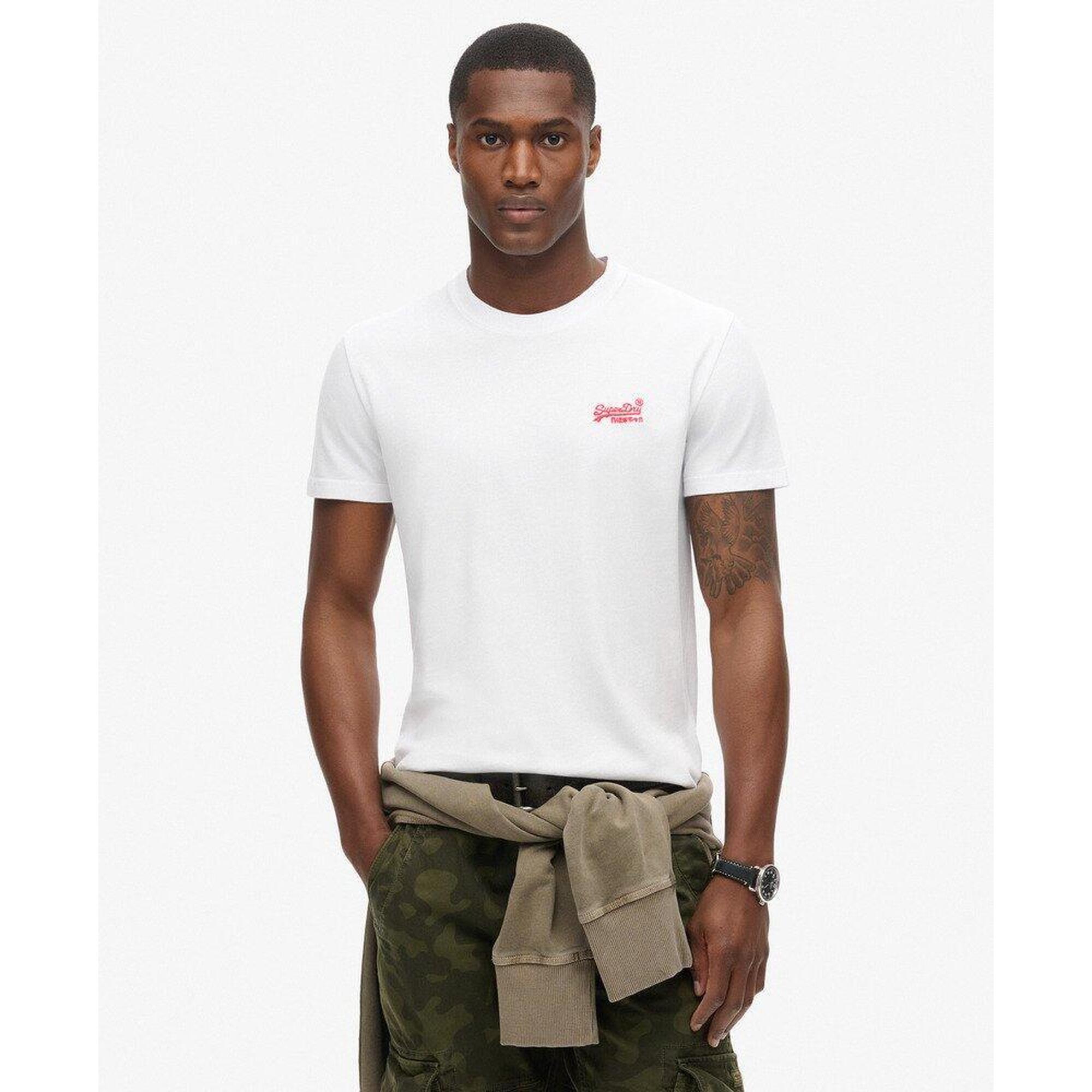 Superdry - Tee-shirt Essential Logo Emb - Sous Maillot Manche Courte - Orange - Decathlon