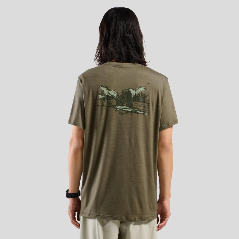 T-shirt en laine mérinos 160 Ascent TMOT ODLO
