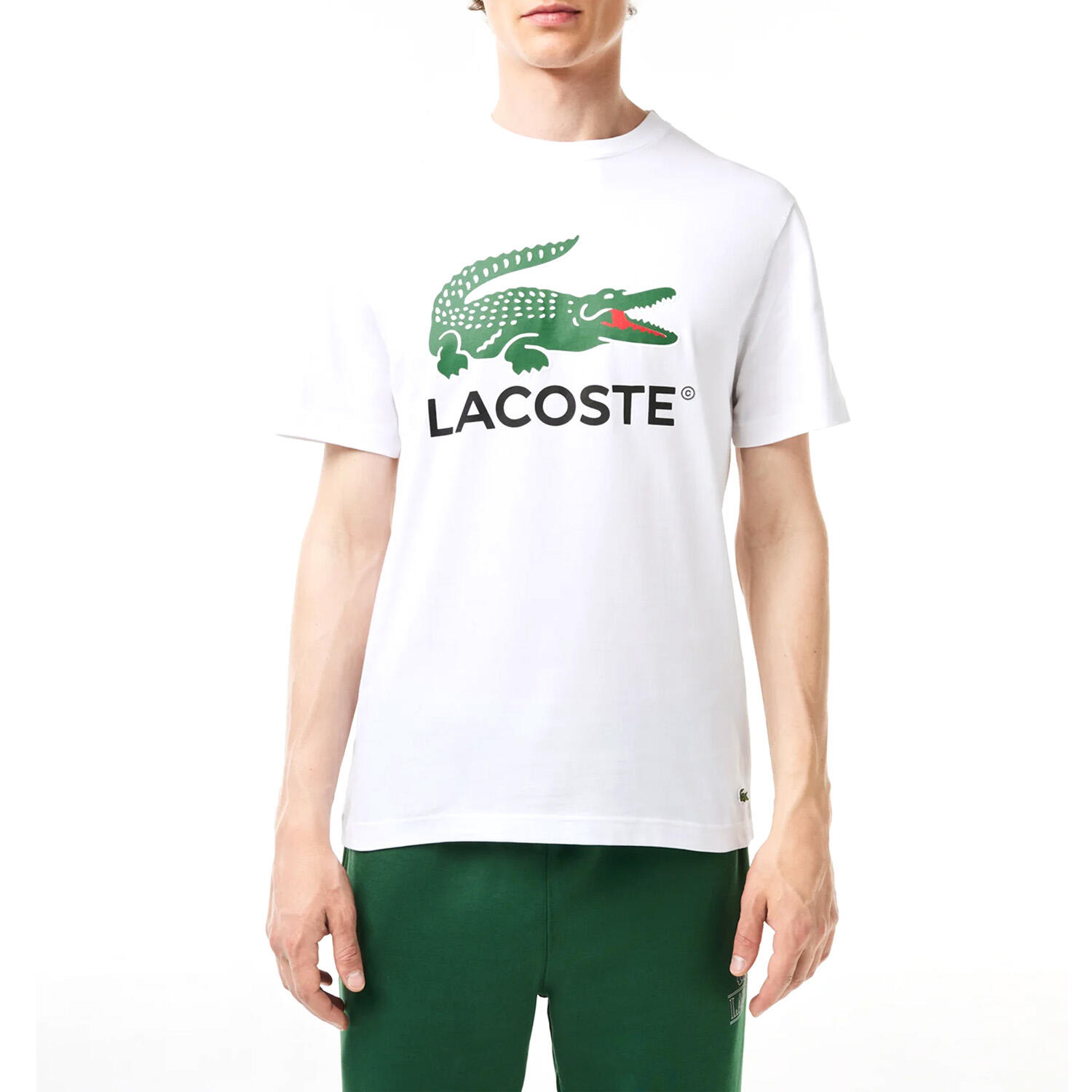 Lacoste - T-shirt blanc TH1285-001 1/2