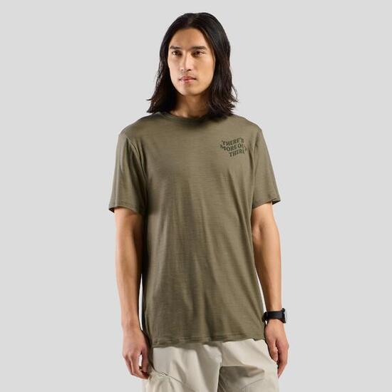 T-shirt a maniche corte Ascent merino 160 TMOT ODLO