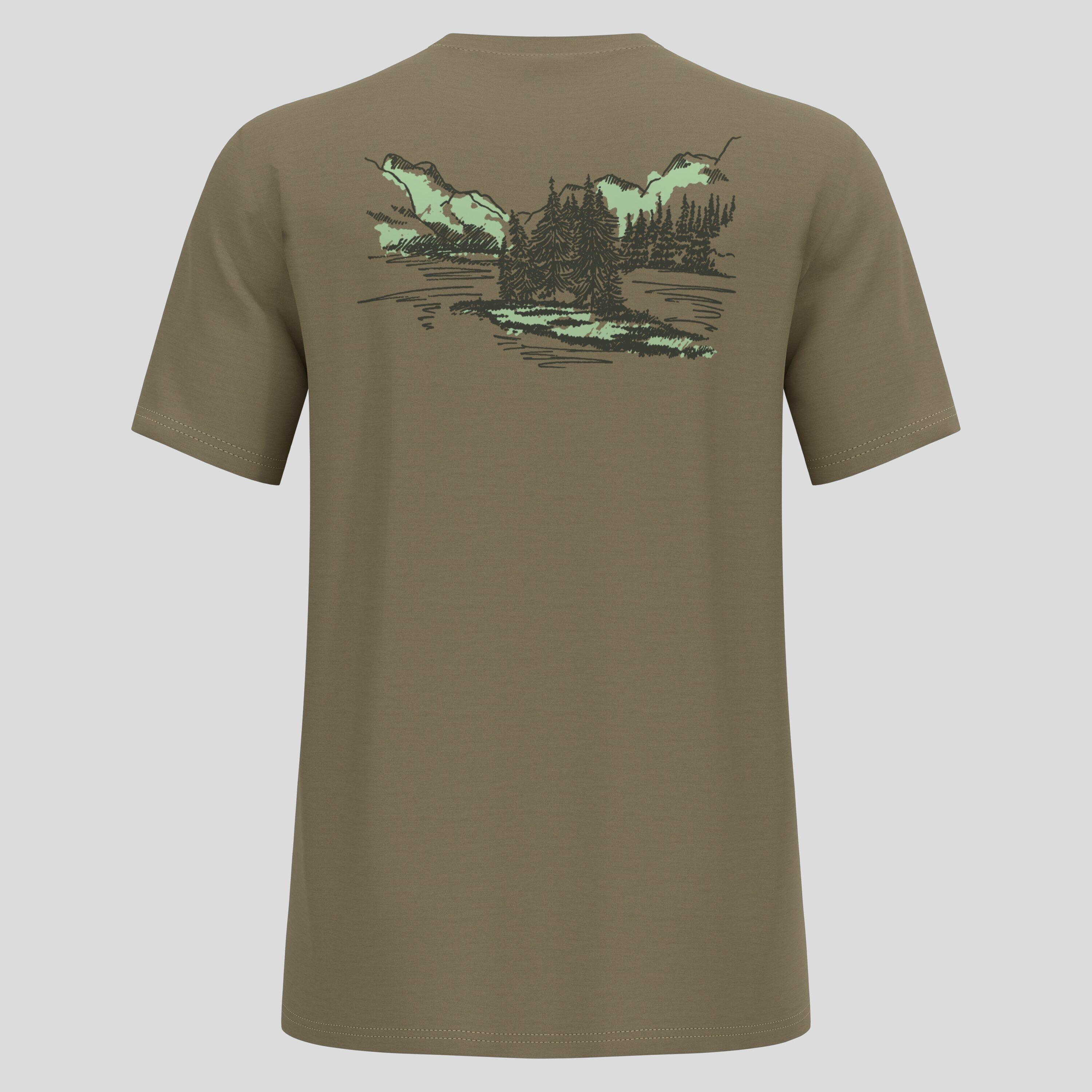 T-shirt a maniche corte Ascent merino 160 TMOT ODLO 7/7