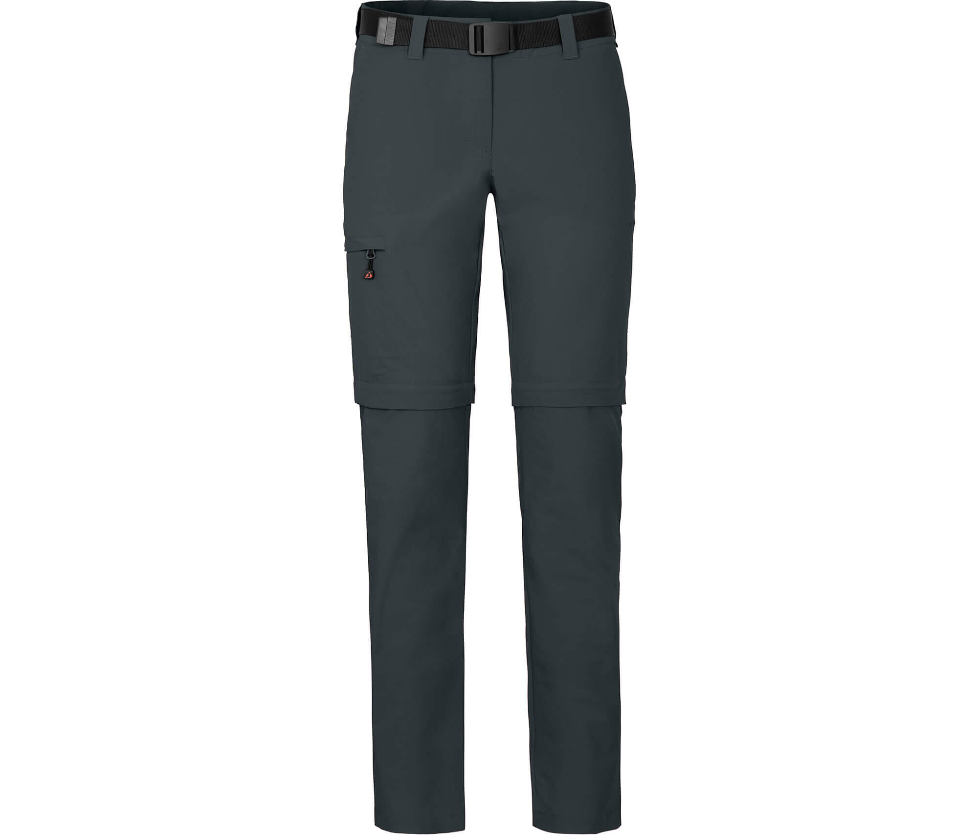 BERGSON Wanderhose vielseitig, pflegeleicht grau