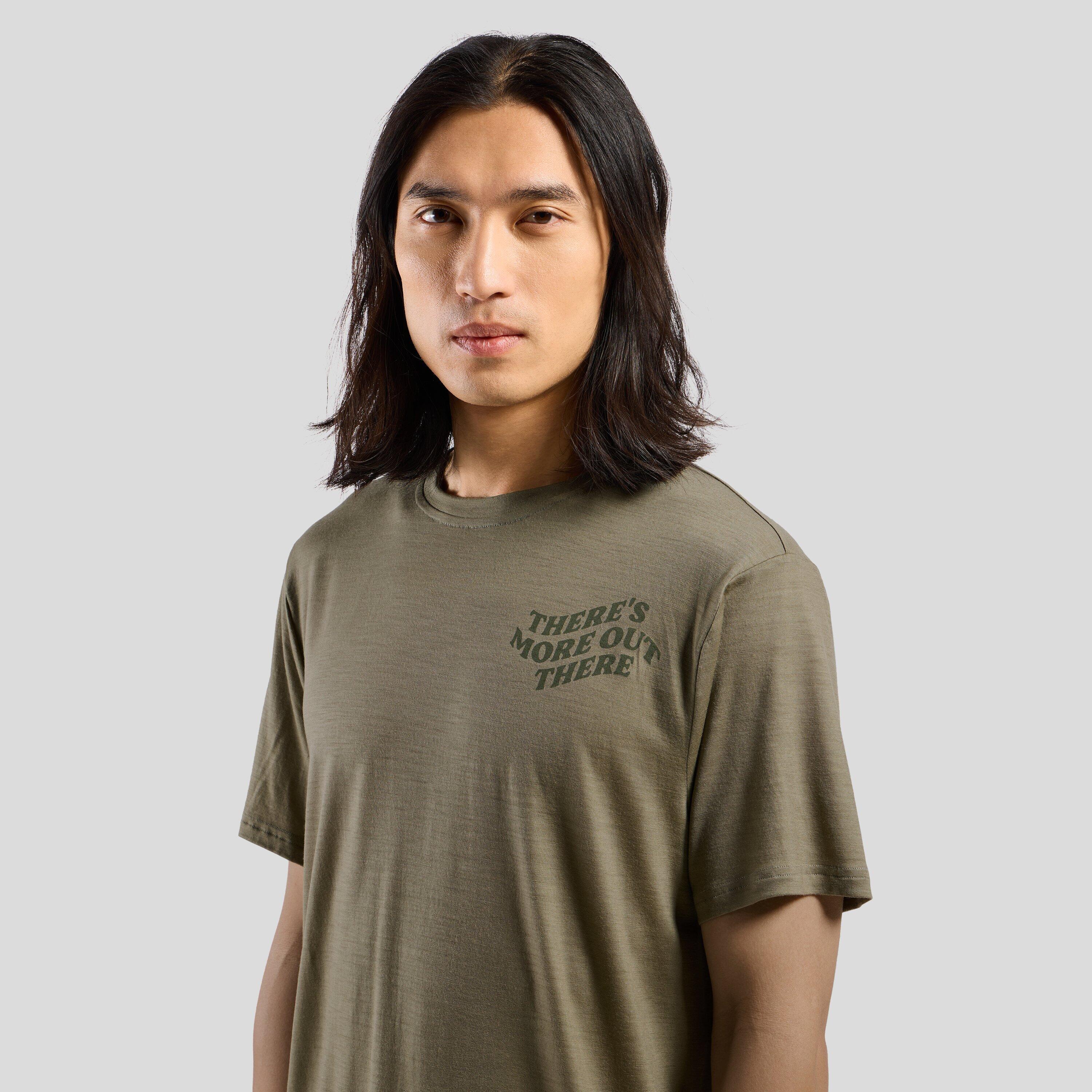 T-shirt a maniche corte Ascent merino 160 TMOT ODLO 3/7