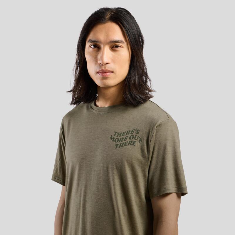 T-shirt en laine mérinos 160 Ascent TMOT ODLO