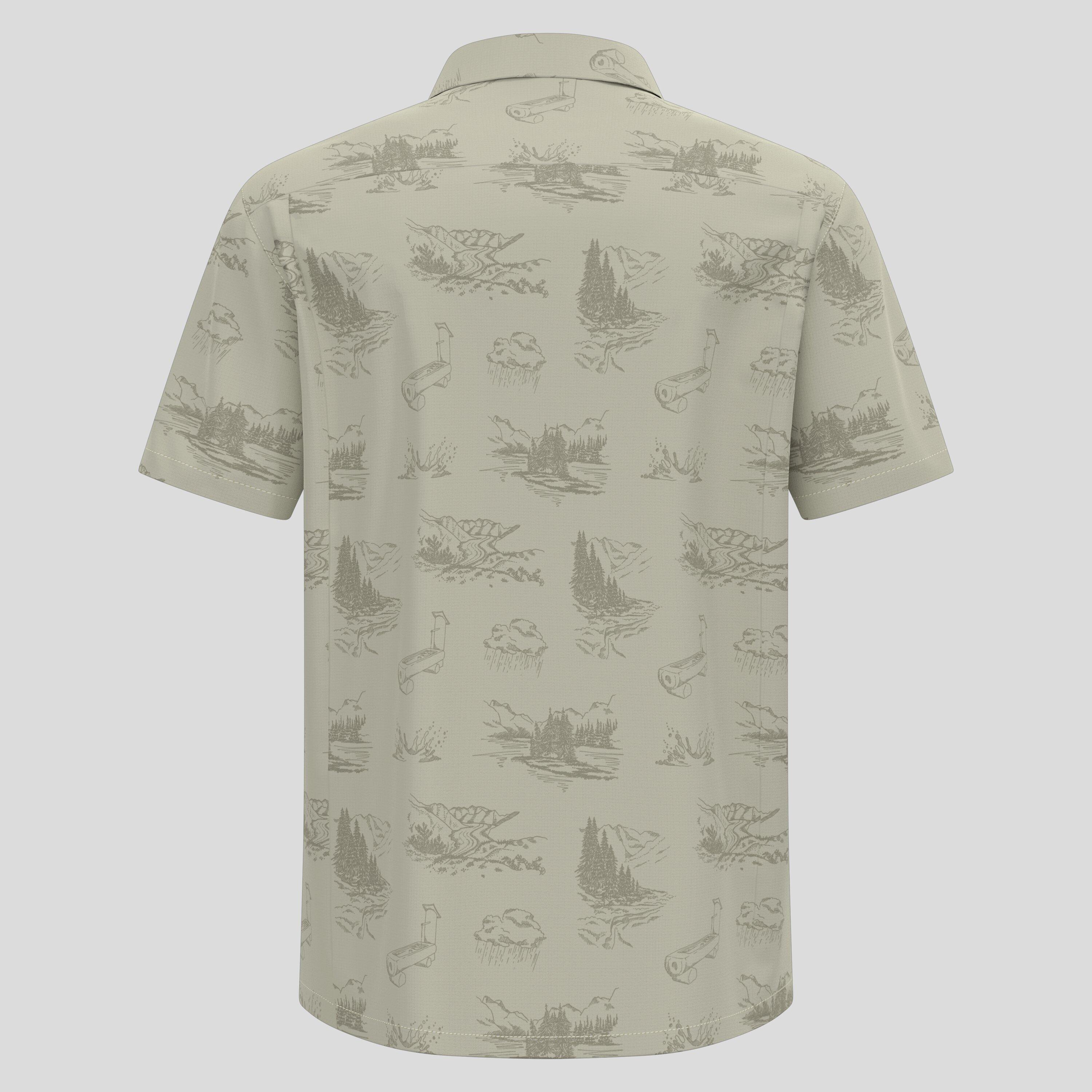 Essentials Print hikingshirt met korte mouwen ODLO 6/6