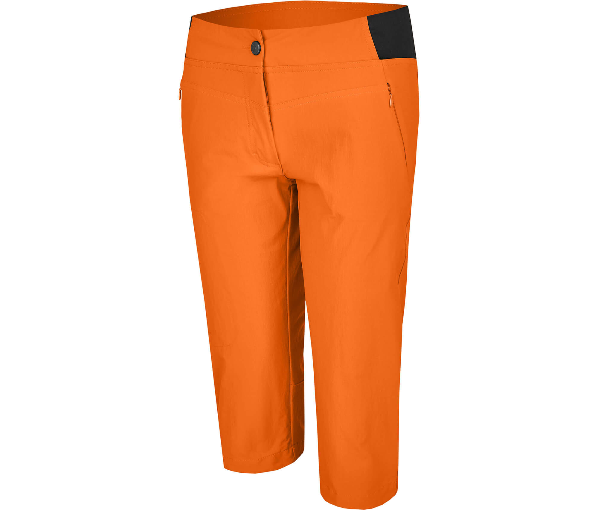 Damen 3/4 Wanderhose sportlich, elastisch, komfortabel Orange 3/4