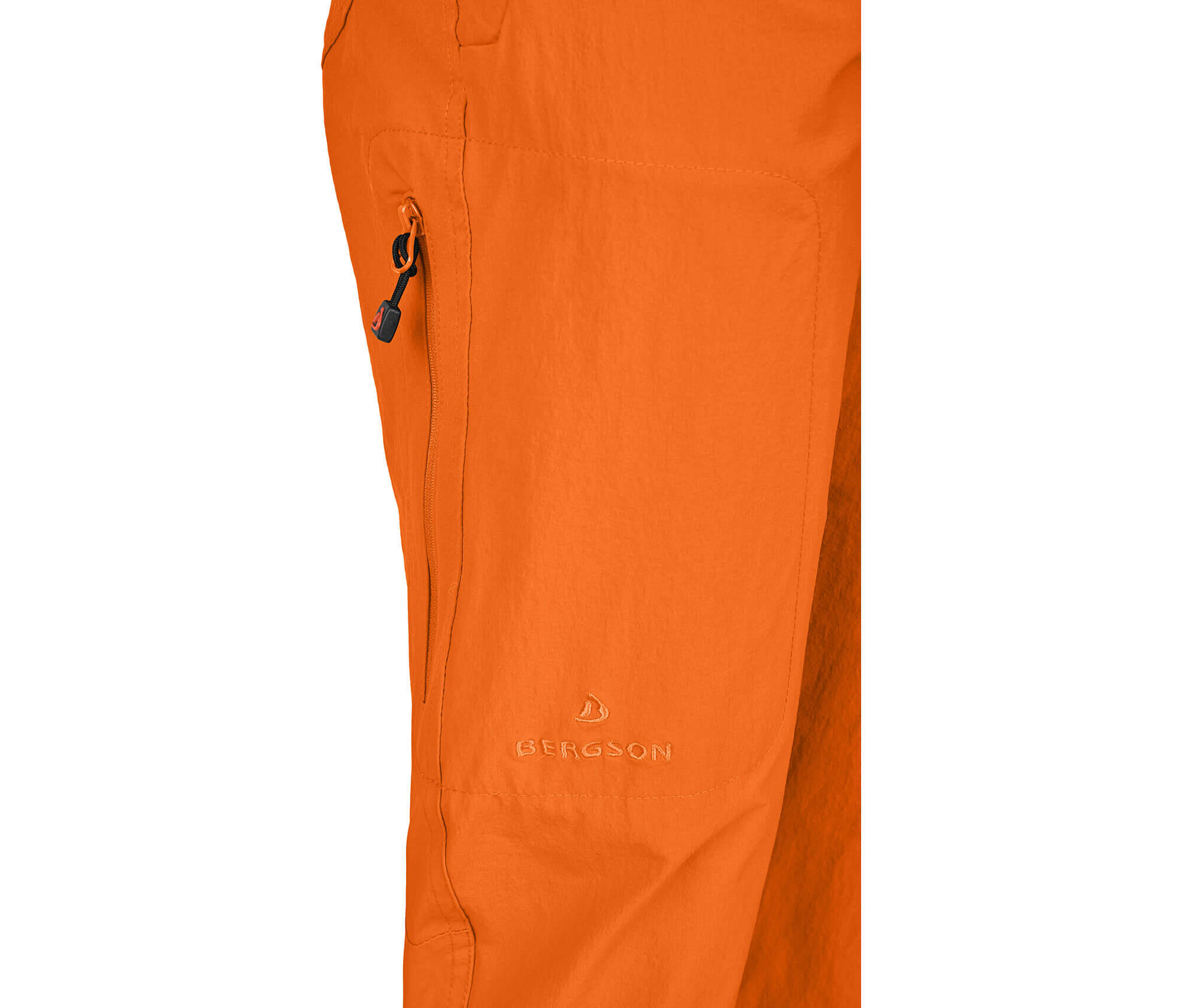 Damen 3/4 Wanderhose sportlich, elastisch, komfortabel Orange 4/4
