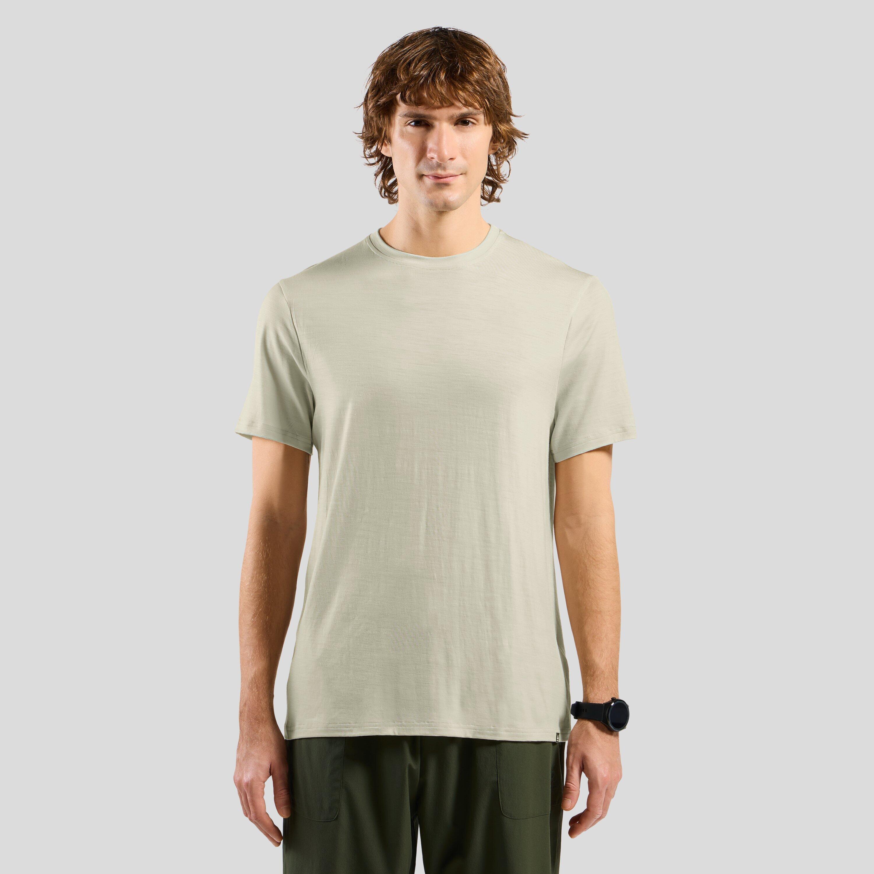 T-shirt manches longues coton, laine et soie pour femme